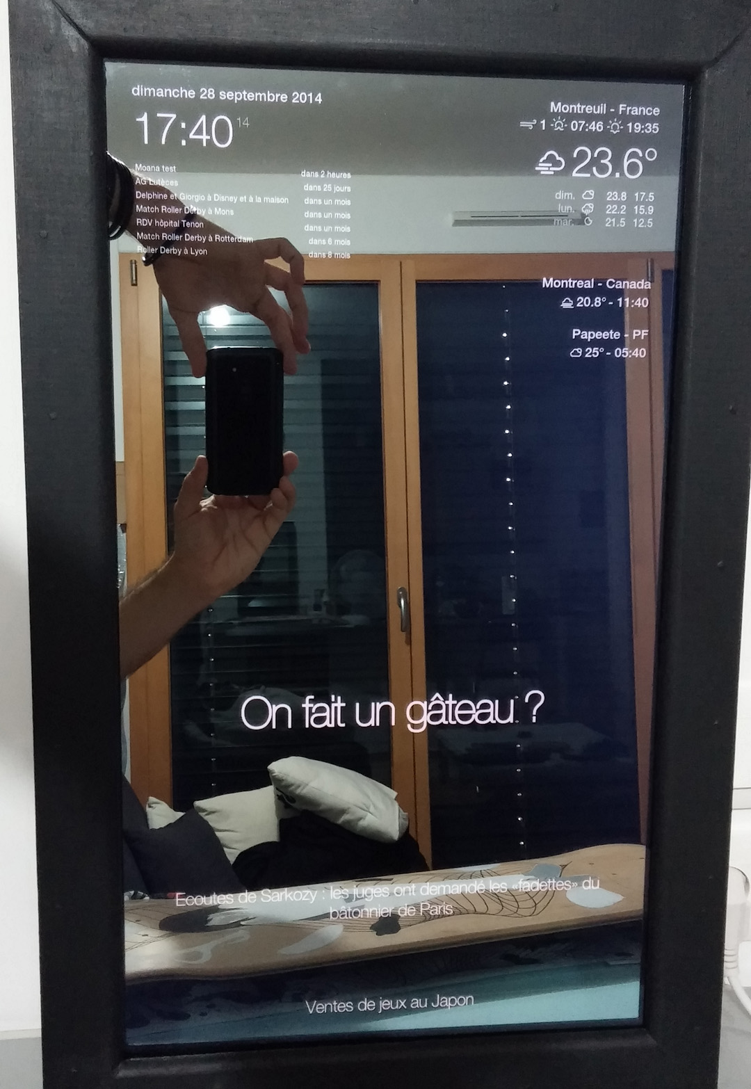 Magic Mirror result